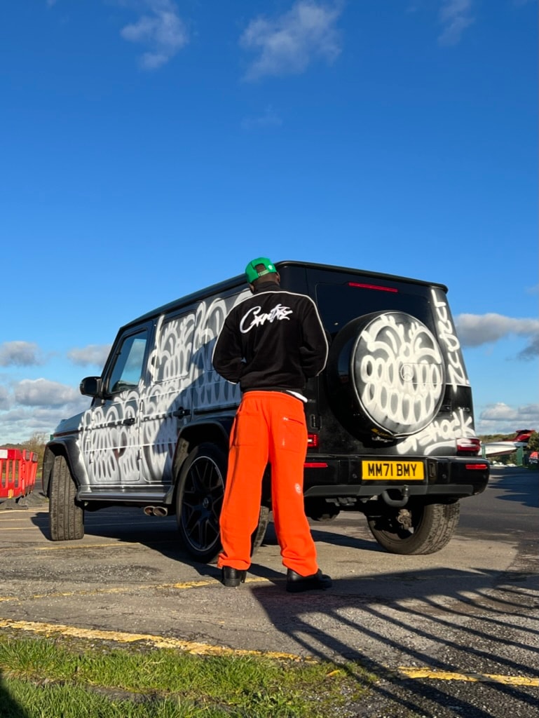 Mercedes G63 on set for G-Shock x Slawn